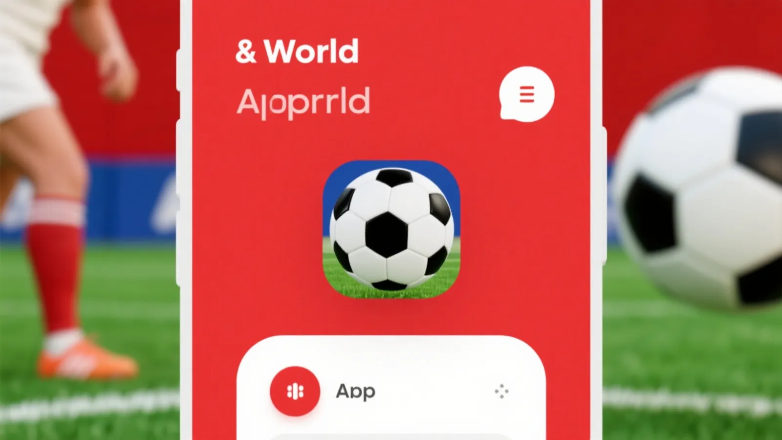 体育App界面与世界杯主题